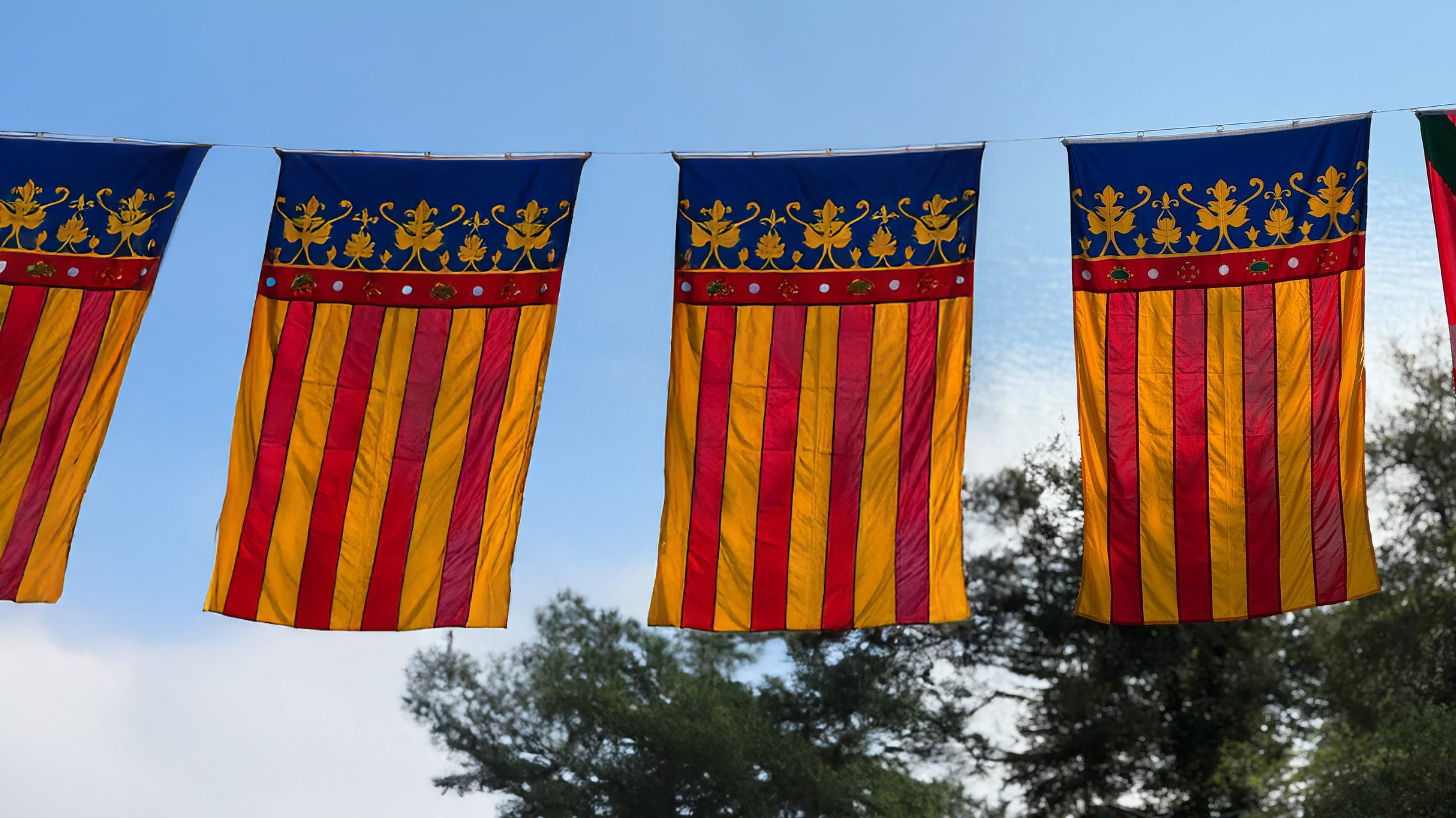 Comunidad valenciana celebrando en Chile